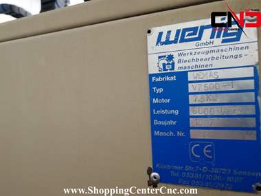 فرز سی ان سی سه محور Wemas VZ 500 ساخت جمهوری چک